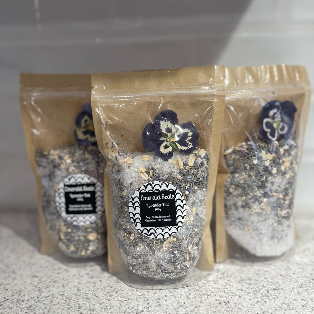 Lavender Oat Infused Bath Soak - 200g